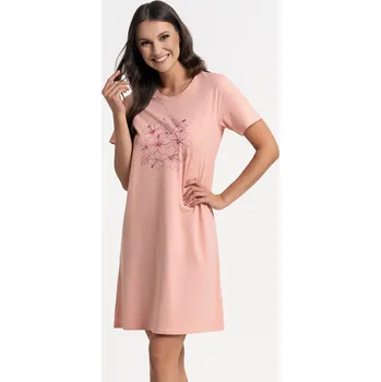 Dámské noční prádlo Noční košile Moraj PDK2800-005 Barva: Růžová, Velikost: 3XL