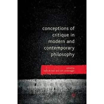 Učebnice Conceptions of Critique in Modern and Contemporary Philosophy
