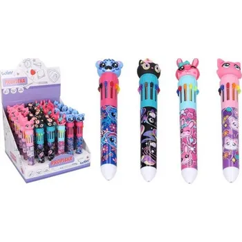 Propiska vícebarevná 0,5 mm (10 barev) Zvířátka