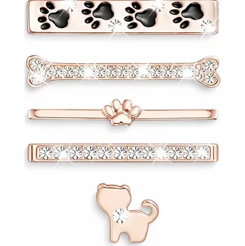 Souprava šperků Šperky na řemínek Kočičí láska pudrová zlatá