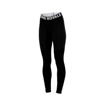 Dámské kalhoty Mons Royale Cascade Merino Flex Legging Women Black černá S