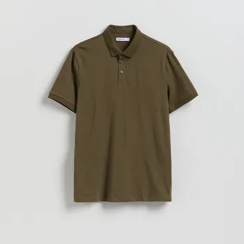 Reserved - Polo regular - zelená - 002HM-87X - 002HM-87X-XXL