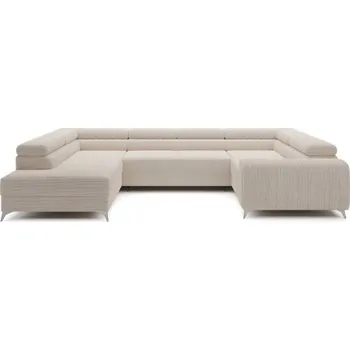 Sedací souprava Rozkládací sedací souprava do U Louis - Béžová - Jarell 18 - levá