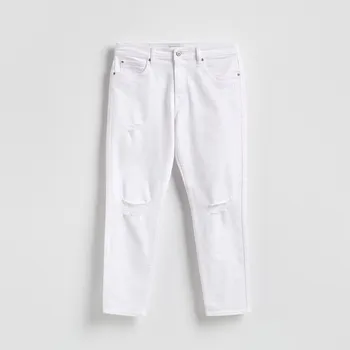 Reserved - Roztrhané džíny carrot slim - bílá - YV152-00J - YV152-00J-30