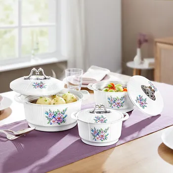 Termoska Die moderne Hausfrau Termo misky na jídlo Babette 492913 0,55 l, 0,9 l, 1,85 l bílá