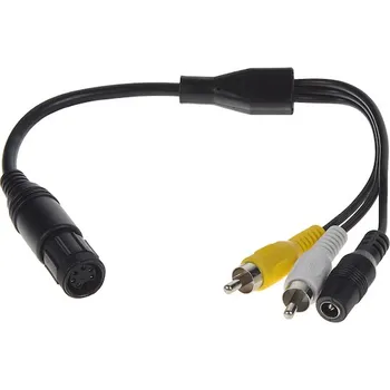 Auto elektroinstalace Kabel video 6pin WAECO samice, RCA samec, SVKABWRCA