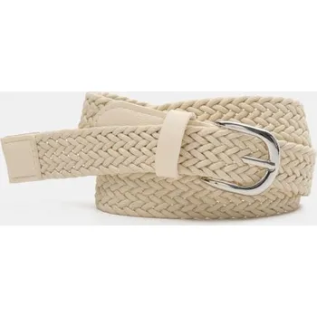 Opasek Sinsay - Pletený pásek se stříbrnou sponou - béžová - 094IR-02X - 094IR-02X-L