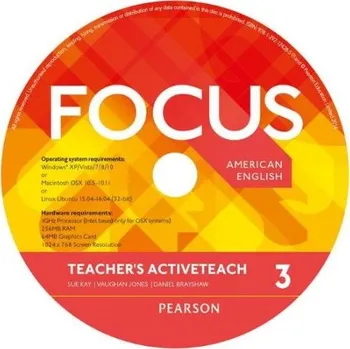 Učebnice Focus AmE 3 Teacher's Active Teach