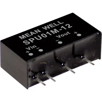 Měnič napětí MEAN WELL SPU01M-05 DC/DC měnič napětí, modul 200 mA 1 W Počet výstupů: 1 x Obsah 1 ks