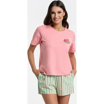 Dámské pyžamo Pyžamo Moraj PDD3200-019 Barva: Růžová, Velikost: 3XL