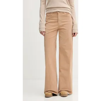 Dámské kalhoty Kalhoty United Colors of Benetton 41ULDE029 béžová 80X, vel. 26