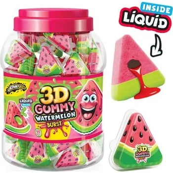 Bonbon johny bee 3D gummy watermelon burst 18g/60ks/