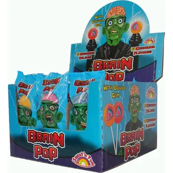 Bonbon Brain pop ovocné lízátko16g /50ks/