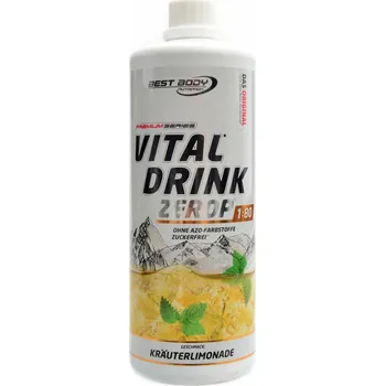 Nápoj pro sportovce Best Body nutrition Vital drink Zerop 1000 ml - bylinková limonáda