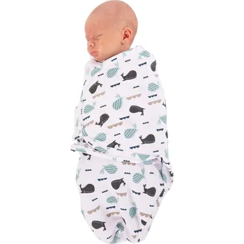 Dětské zboží Bo Jungle B-Wrap Small (3,2 - 6,4 kg), Ocean Whales