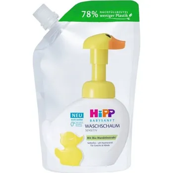 Koupelová kosmetika HiPP Babysanft pěna na mytí - náhradní náplň 250 ml