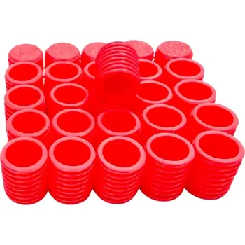 pumpička Bike tuning centrum Čepičky na ventilek šroub AV plastová PLA set 2ks svítivě růžová