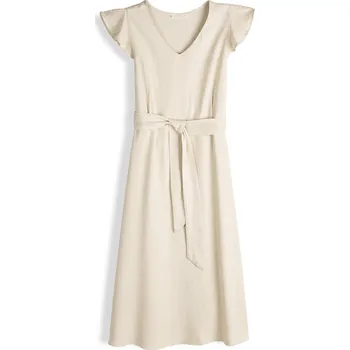 Dámské šaty GATE Šaty s lněnou směsí 36 225-1890/20