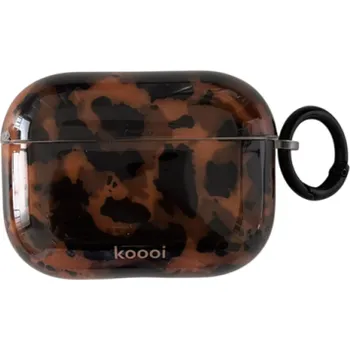 Příslušenství pro sluchátka Želvovinový motiv pro AirPods Pro 3 Nárazuvzdorné provedení Jantarový odstín s výřezy pro nabíjecí port Sluchátka