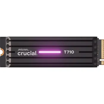 SSD disk Crucial T710/2TB/SSD/M.2 NVMe/Černá/Heatsink/5R