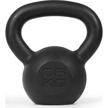 ZIPRO Litinový kettlebell 6 kg 6kg ČERNÁ