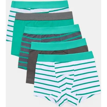 Chlapecké spodní prádlo Sinsay - Bavlněné boxerky, 5 balení - zelená - 759IG-67X - 759IG-67X-U12