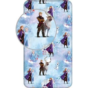 Prostěradlo Jerry Fabrics Dětské prostěradlo FROZEN 90x200 cm modré