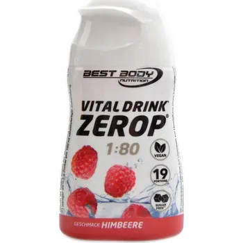 Nápoj pro sportovce Best Body nutrition Vital drink Zerop 48 ml - malina
