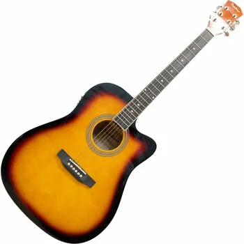 Elektroakustická kytara Pasadena SG028CE Vintage Sunburst Elektroakustická kytara Dreadnought (Jako nové)