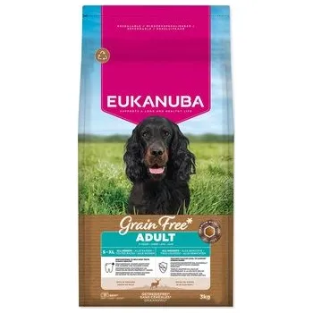 Krmivo EUKANUBA Grain Free Adult all breeds rich in venison 3kg