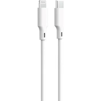 Forever Recycling Recyklovatelný kabel USB-C - Lightning 1,5m 3A KR12-CL-00 bílý