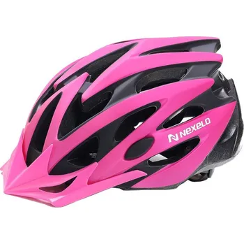NEXELO PŘILBA STRAIGHT MAT RŮŽOVO-ČERNÁ M