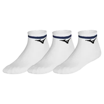 MIZUNO Training Mid 3P With Line / White/Ultramarine / L 41-43 - 41-43