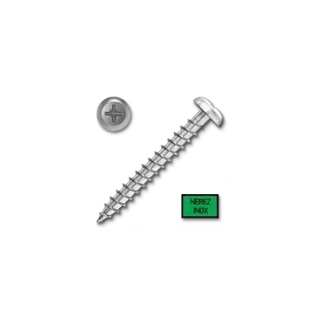 Vrut Vrut univerzální 6,0x45 PHH PZ3 NEREZ A2 závit celý půlkul. hlava