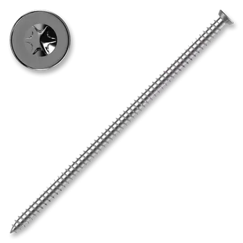 Šroub Okenní šroub 7,5x52 zápustná hlava TX30 ZB závit celý