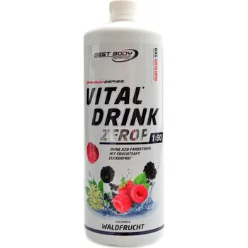 Nápoj pro sportovce Best Body nutrition Vital drink Zerop 1000 ml - lesní plody