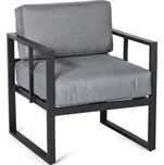 Bonami Selection Zahradní křeslo Bellissima černé/šedé Rozbale(v)no