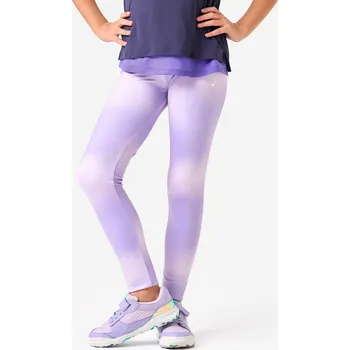 DECATHLON Dívčí legíny prodyšné s potiskem 10 LET RŮŽOVÁ