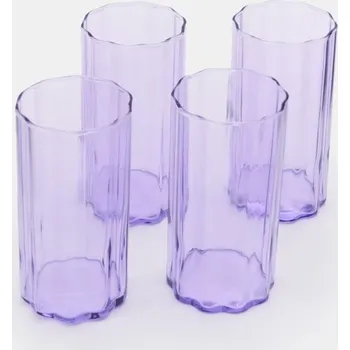 Pokrývka hlavy Sinsay - Set of glasses with wavy rim 4 pack - levandulová - 205HD-04X - 205HD-04X-ONE