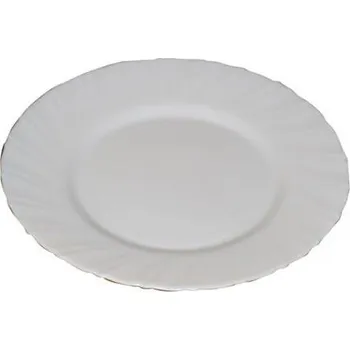 Talíř talíř mělký skleněný EBRO 25,5cm BÍ 0.4 Kg MTA MAXMIX Sklad14 211473 ( MTA MAXMIX Sklad14 )