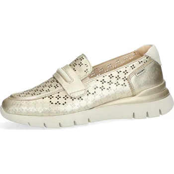 Dámské mokasíny Pikolinos dámské kožené polobotky - zlaté