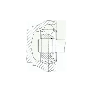 Auto-moto Sada kloubů, hnací hřídel LÖBRO 302459 - SAAB