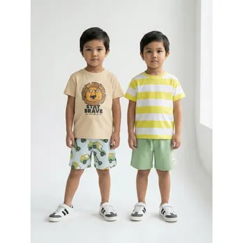 Sinsay - Sada 2&nbsp;kraťas - zelená - 325IG-77X - 325IG-77X-110