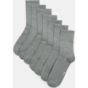 Oblečení a móda Sinsay - Dlouhé ponožky OEKO-TEX 7 pack - šedá - 180GW-09M - 180GW-09M-39R
