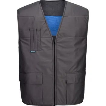 Pánská bunda PortWest | Chladivá vesta - Slate Grey / S/M / M / šedá
