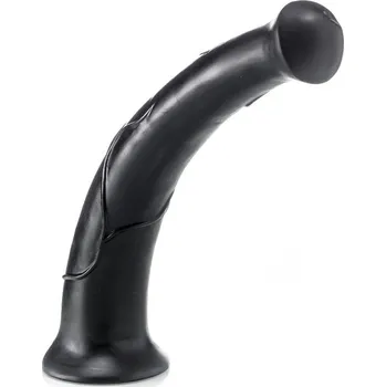 Dildo Zenn Dildo Horse Power, černé vinylové dildo – kůň 43 x 7,6 cm