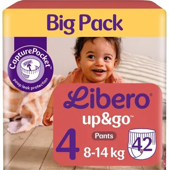 Plenkové kalhoty Libero Up&Go Big Pack vel. 4 (42 ks)