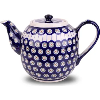 Konvice na čaj Bolesławiec konvice na čaj a kávu 1,5 l - dec. 8 (druhý druh)