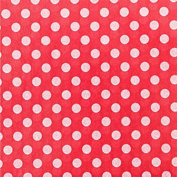 Hevábný papír 50x70cm, 5ks, červená/bílá