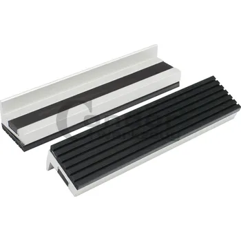 Svěrák Ochranné čelisti na svěrák 100 x 28 mm, hliníkové, pogumované s magnetem, 2 ks - Condor